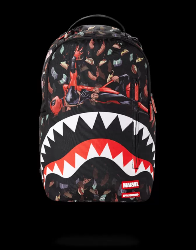 Sprayground BACKPACKS*DEADPOOL TACO$ RAIN SHARK