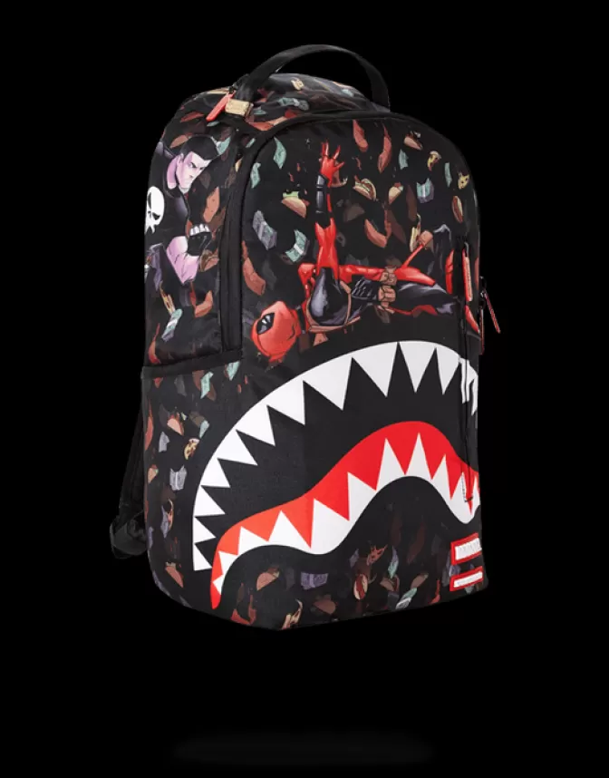 Sprayground BACKPACKS*DEADPOOL TACO$ RAIN SHARK