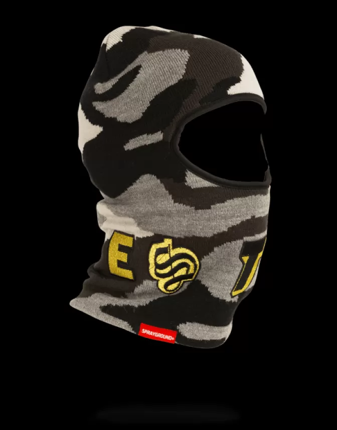 Sprayground SKI MASKS*DESTROY SKI MASK (GOLD CAMO)