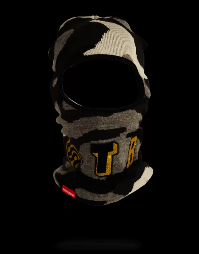 Sprayground SKI MASKS*DESTROY SKI MASK (GOLD CAMO)