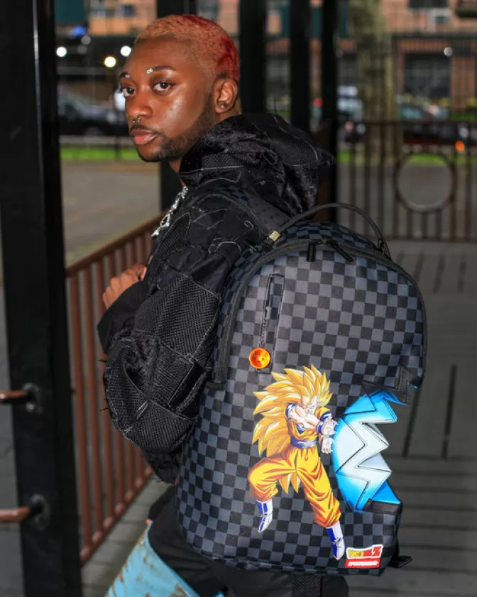 Sprayground BACKPACKS*DRAGON BALL Z KAMEHAMEHA SHARK BITE BACKPACK (DLXV)