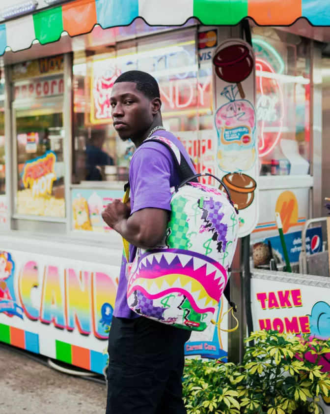 Sprayground BACKPACKS*DREAMY TECHNICOLOR BACKPACK (DLXV)