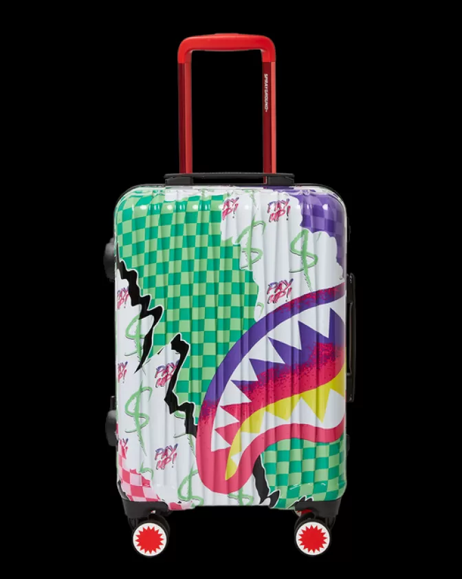 Sprayground DREAMY TECHNICOLOR SHARKNAUTICS HARDSHELL CARRY-ON LUGGAGE Sale