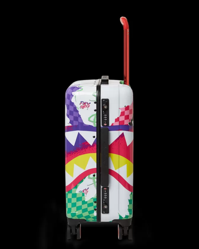 Sprayground DREAMY TECHNICOLOR SHARKNAUTICS HARDSHELL CARRY-ON LUGGAGE Sale