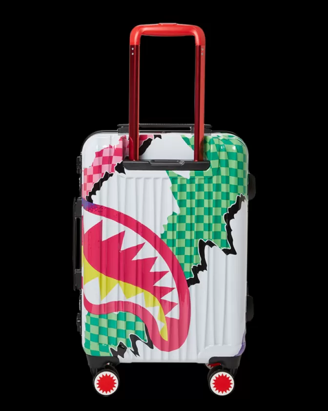 Sprayground DREAMY TECHNICOLOR SHARKNAUTICS HARDSHELL CARRY-ON LUGGAGE Sale