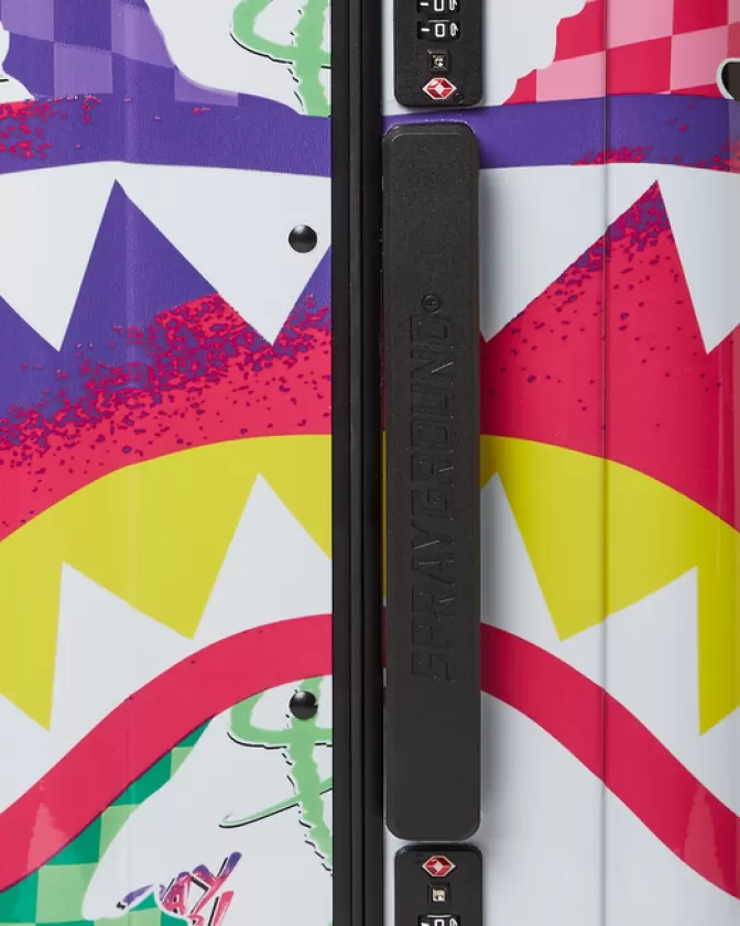 Sprayground DREAMY TECHNICOLOR SHARKNAUTICS HARDSHELL CARRY-ON LUGGAGE Sale