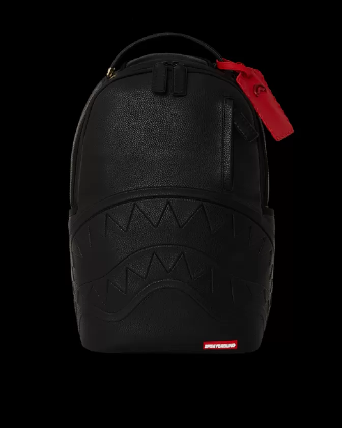 Sprayground BACKPACKS*EMBOSSED SHARK TRAVELER BACKPACK (DLXV)