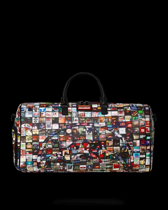 Sprayground DUFFLES*EXIT ART COLLAB DUFFLE