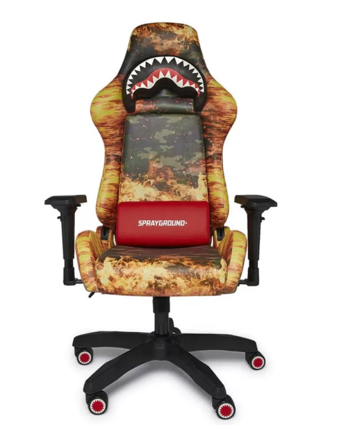 Sprayground GAMING CHAIRS*FIRE CAMO GAMING CHAIR - SUPER RARE