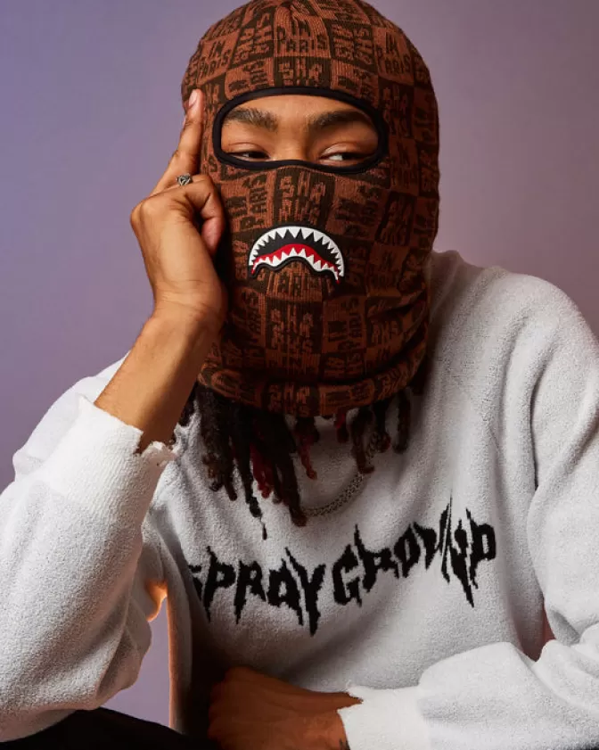 Sprayground SKI MASKS | COLD WEATHER GEAR*FRENZY SHARK SKI MASK