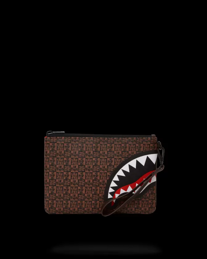 Sprayground CROSSOVER CLUTCHES*FRENZY SHARKS CROSSOVER CLUTCH