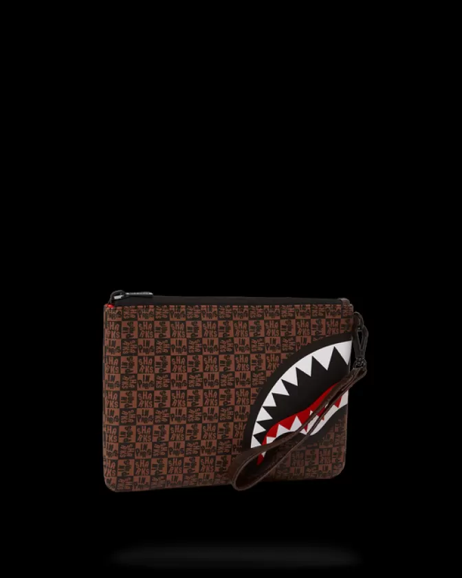 Sprayground CROSSOVER CLUTCHES*FRENZY SHARKS CROSSOVER CLUTCH