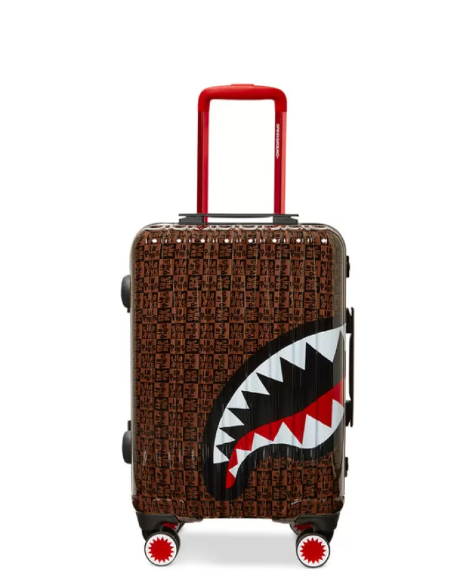 Sprayground FRENZY SHARKS SHARKNAUTICS HARDSHELL CARRY-ON LUGGAGE Cheap