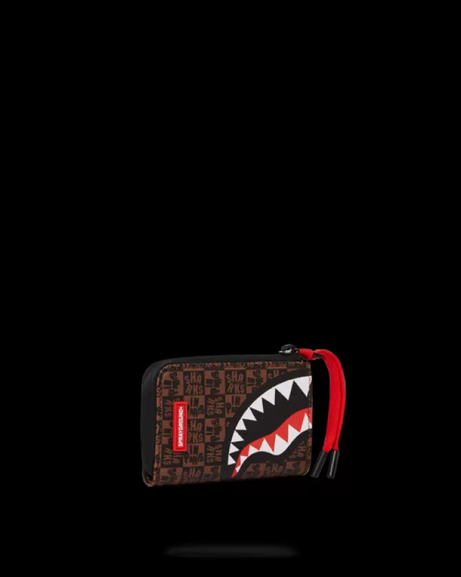 Sprayground WALLETS*FRENZY SHARKS WALLET