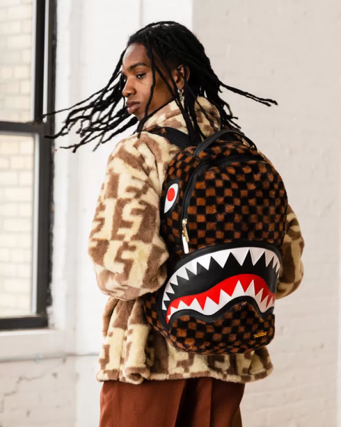 Sprayground BACKPACKS*FURRR SHARKS IN PARIS BACKPACK (DLXV)