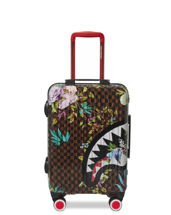 Sprayground CARRY-ON LUGGAGE*GARDEN OF SHARKS SHARKNAUTICS HARDSHELL CARRY-ON LUGGAGE