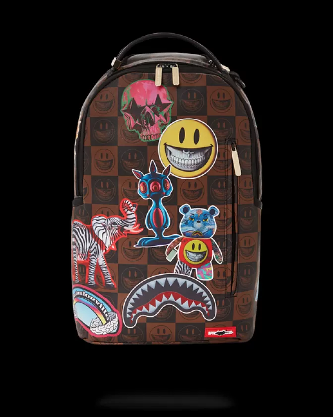 Sprayground BACKPACKS*GLOBAL MOGUL POPAGANDA RON ENGLISH EDITION BACKPACK