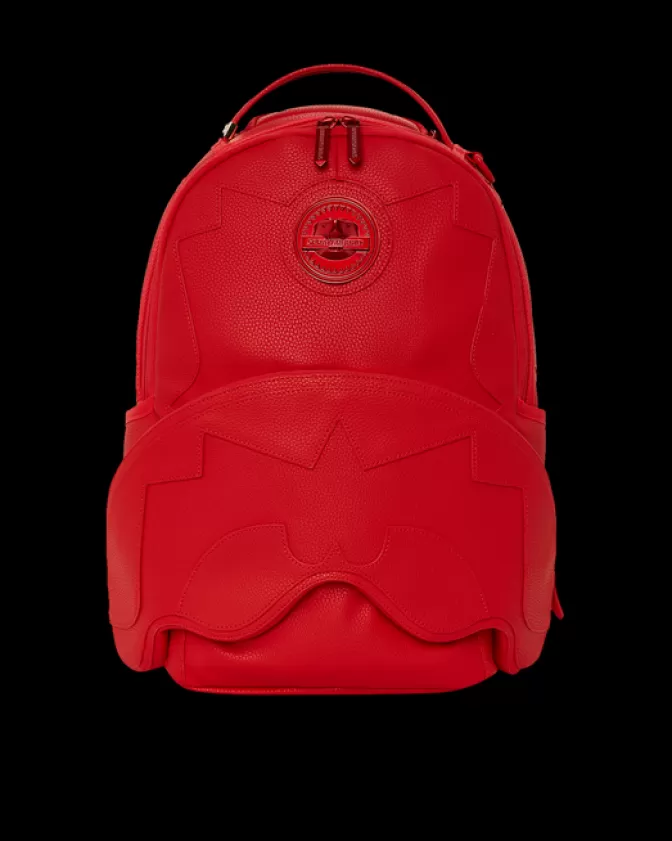 Sprayground BACKPACKS*HEAVY METAL SHARK RED BACKPACK (DLXV)