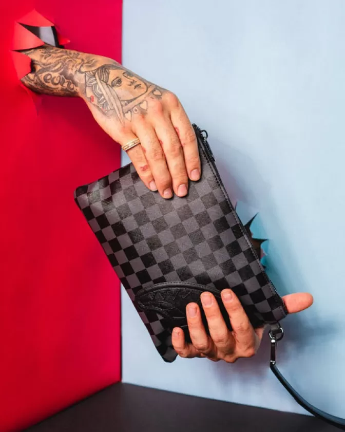 Sprayground CROSSOVER CLUTCHES*HENNY BLACK CROSSOVER CLUTCH