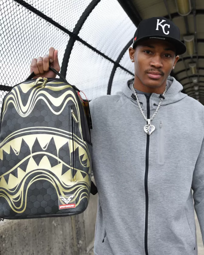 Sprayground BACKPACKS*HONEYCOMB DEVONTA SMITH COLLAB BACKPACK