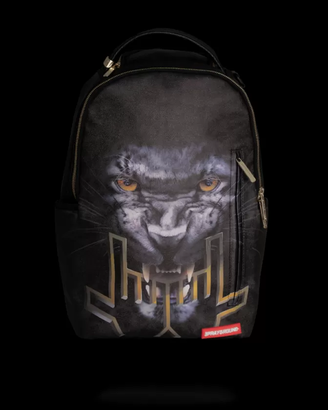 Sprayground BACKPACKS*JESSE LINGARD JUNGLE BLACK PANTHER BACKPACK