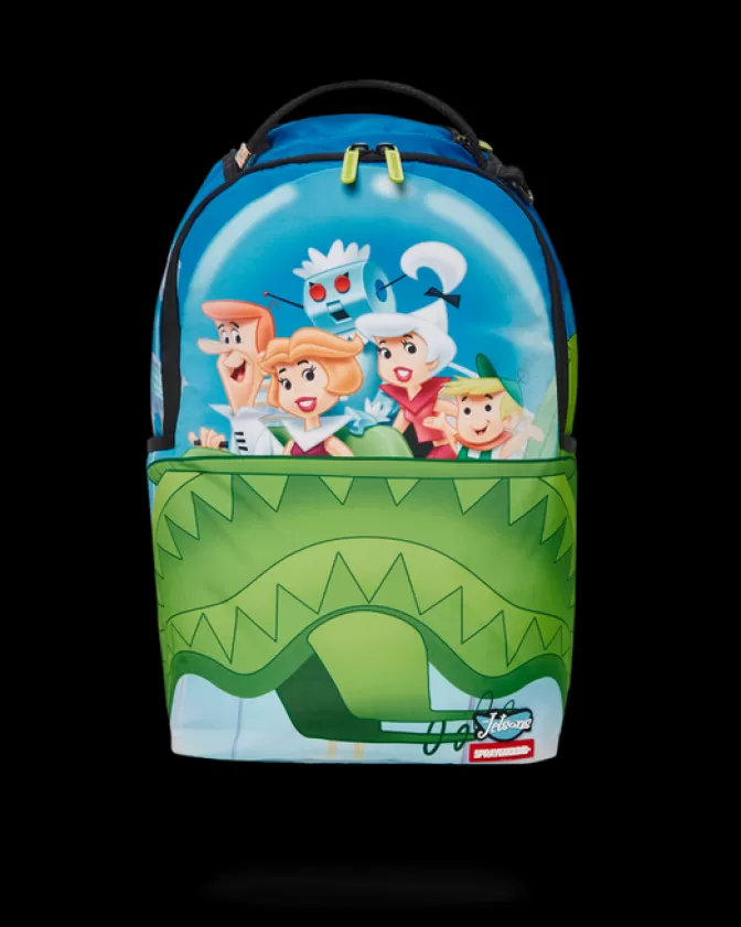 Sprayground BACKPACKS*JETSONS FLYING SHARKMOUTH BACKPACK (DLXR)