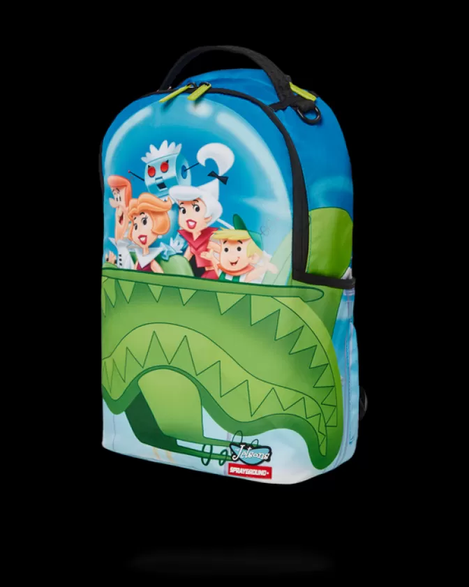 Sprayground BACKPACKS*JETSONS FLYING SHARKMOUTH BACKPACK (DLXR)