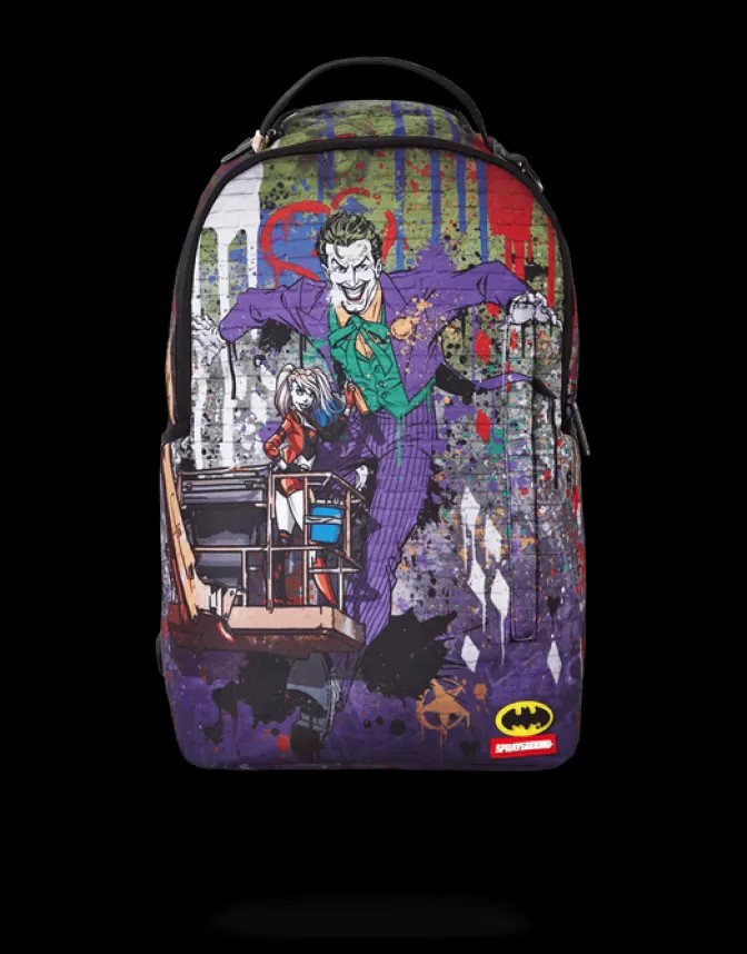 Sprayground BACKPACKS*JOKER MURAL BY HARLEY QUINN