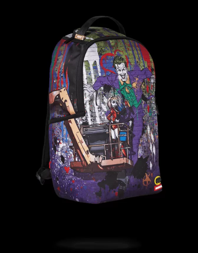 Sprayground BACKPACKS*JOKER MURAL BY HARLEY QUINN