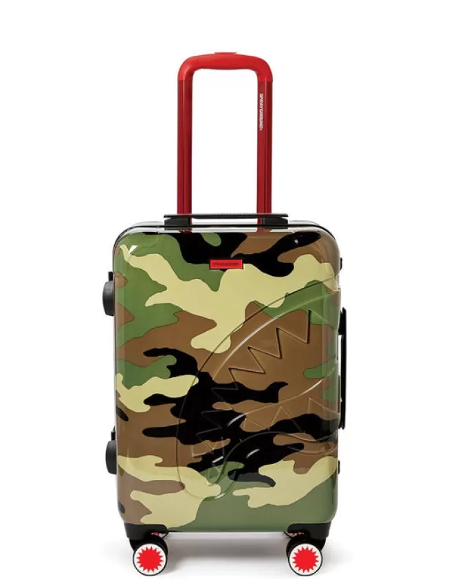 Sprayground JUNGLE PARIS 21.5u201d CARRY-ON SHARKITECTURE LUGGAGE Cheap