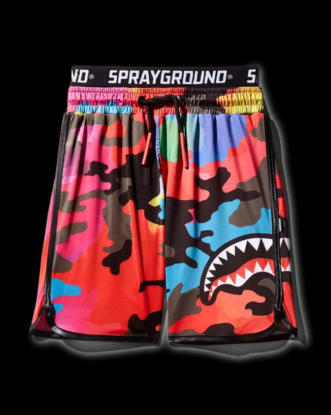 Sprayground SWIMWEAR*KIDS CAMOBURST SWIM TRUNKS