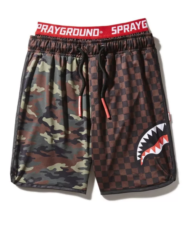 Sprayground SWIMWEAR*KIDS CHECKS u0026 CAMO SWIM TRUNKS