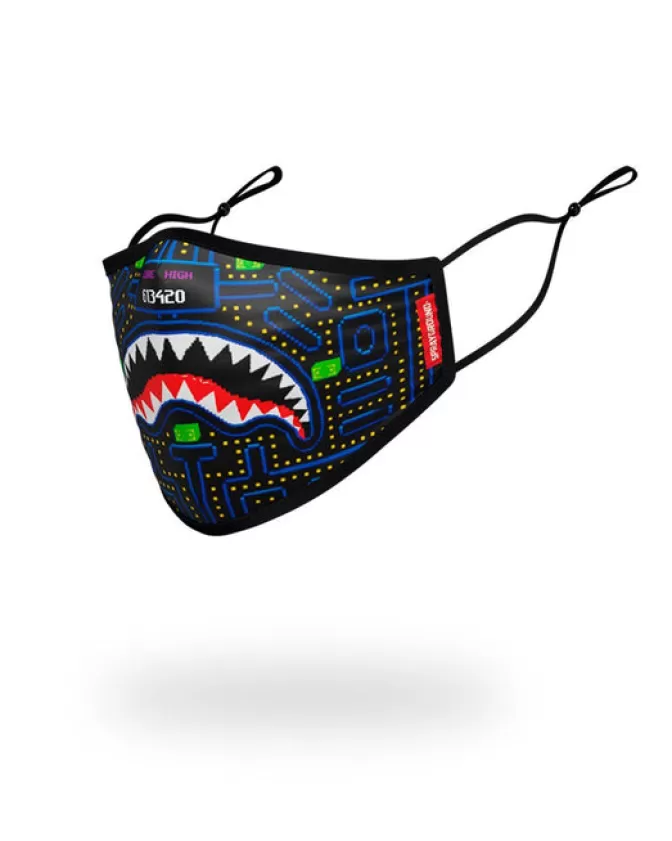 Sprayground FACE MASKS*KIDS FORM FITTING MASK: ARCADE SHARK