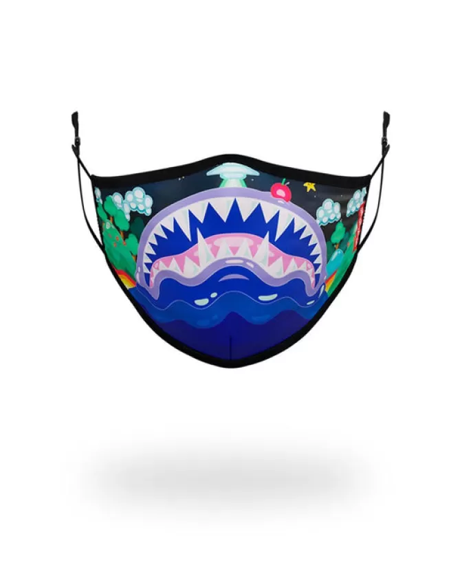 Sprayground FACE MASKS*KIDS FORM FITTING MASK:  ASTRO BUBBLE