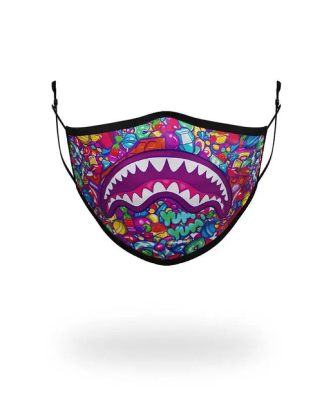 Sprayground FACE MASKS*KIDS FORM FITTING MASK: CANDY SHARK