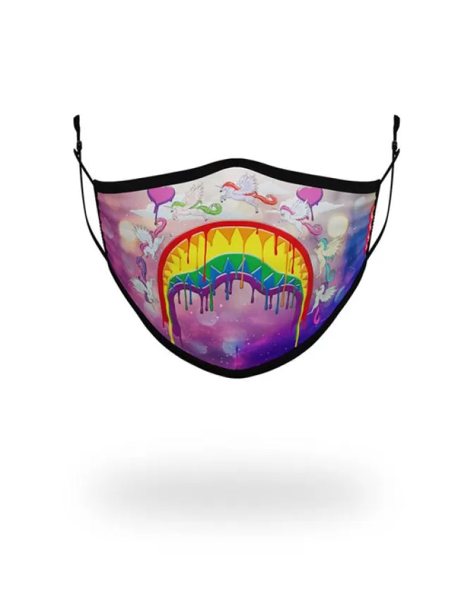 Sprayground FACE MASKS*KIDS FORM FITTING MASK: MELT THE RAINBOW