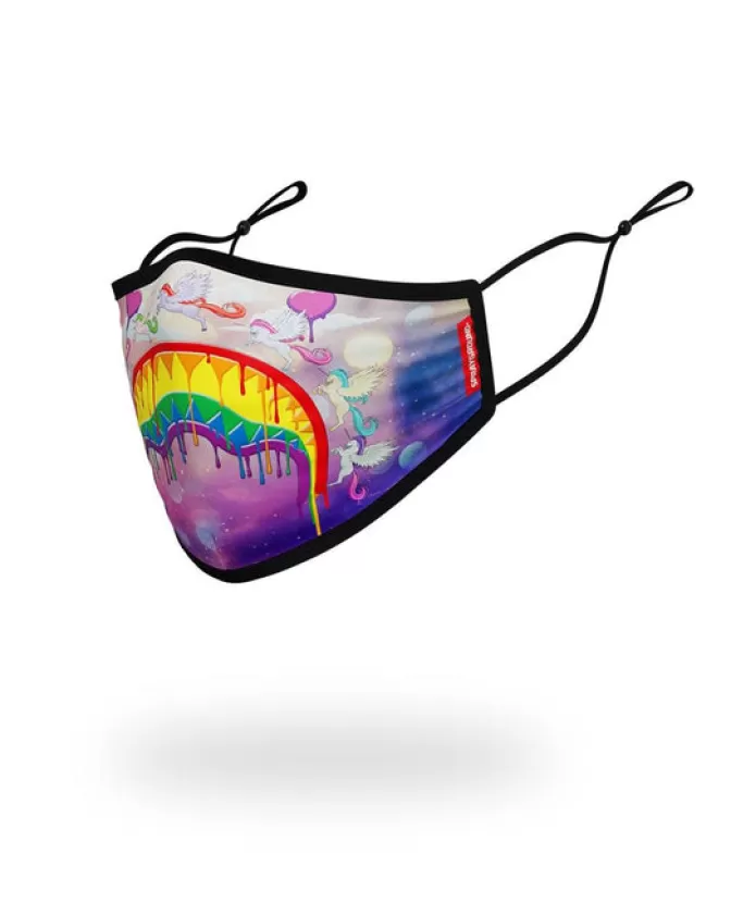 Sprayground FACE MASKS*KIDS FORM FITTING MASK: MELT THE RAINBOW