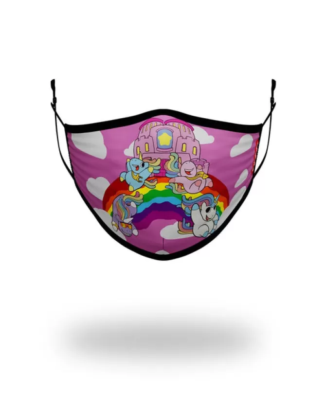 Sprayground FACE MASKS*KIDS FORM FITTING MASK: RAINBOW BOUNCE