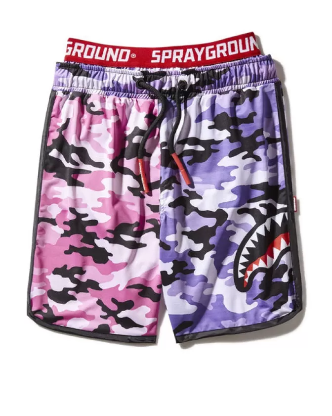 Sprayground SWIMWEAR*KIDS SPLIT CAMO SWIM TRUNKS