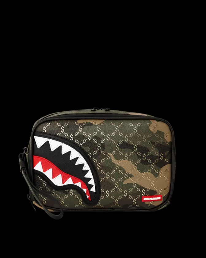 Sprayground TOILETRIES AKA MONEY BAGS*LASERS BLAZIN TOILETRY BRICKSIDE BAG