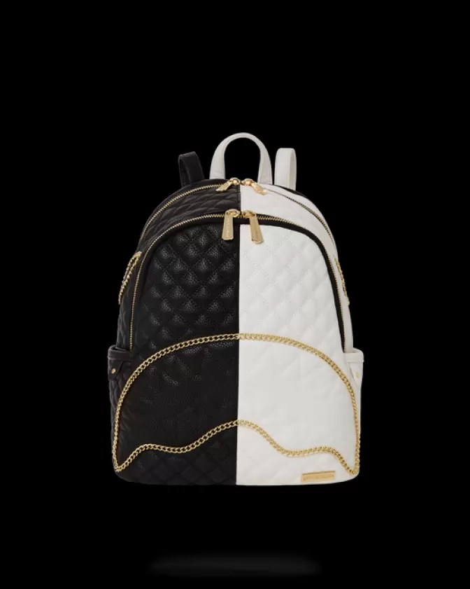 Sprayground SAVAGES | BACKPACKS*LEVELED UP SPLIT QUILT SHARK SAVAGE BACKPACK