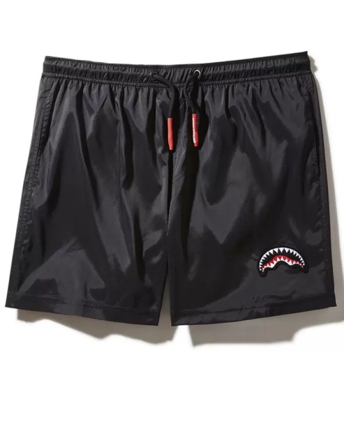 Sprayground SWIMWEAR*LIGHTS OUT SHOTO SWIM TRUNKS