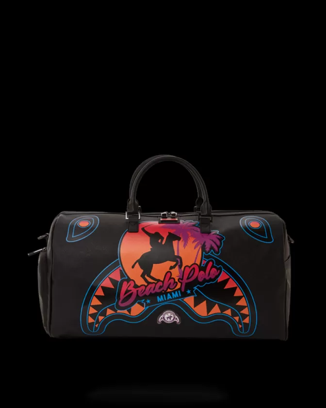 Sprayground DUFFLES*MIAMI BEACH POLO COLLAB DUFFLE (BLACK)