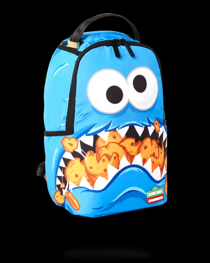 Sprayground MINI BACKPACKS | BACKPACKS*MINI COOKIE MONSTER SHARK BACKPACK