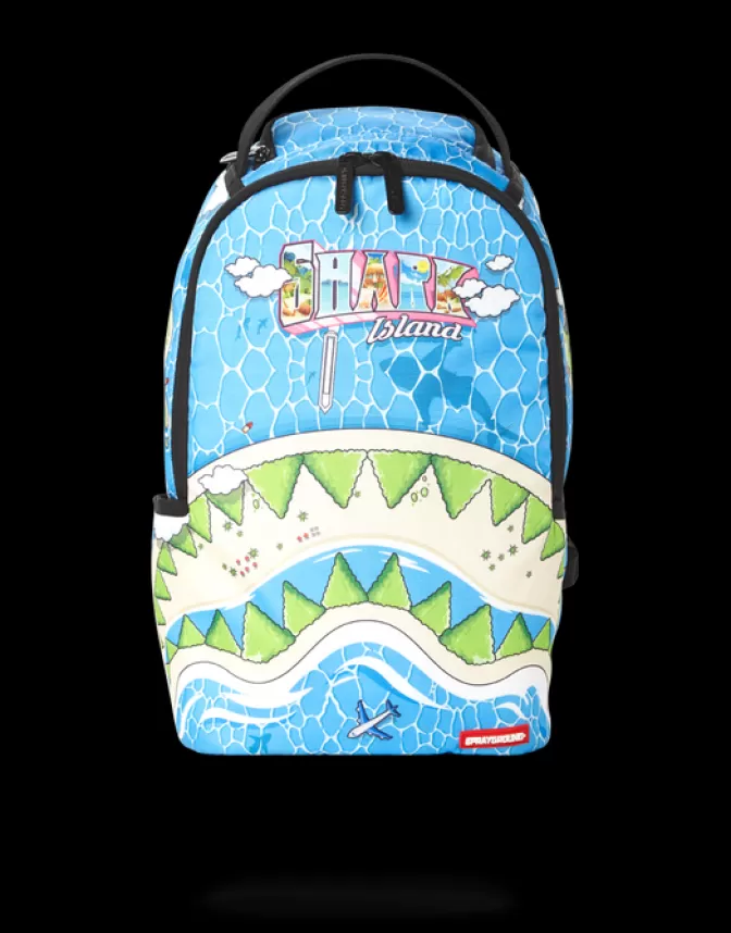 Sprayground MINI BACKPACKS | BACKPACKS*MINI WELCOME TO SHARK ISLAND BACKPACK