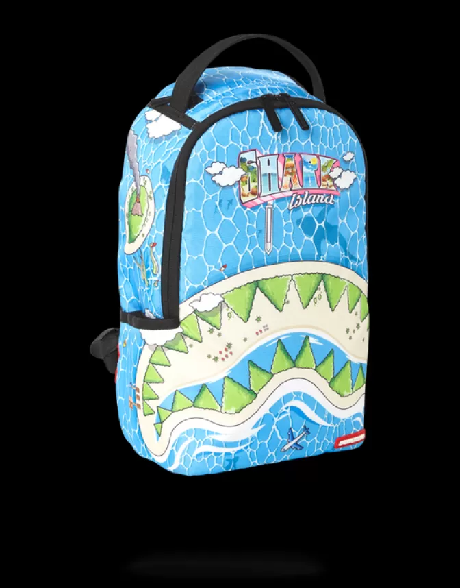 Sprayground MINI BACKPACKS | BACKPACKS*MINI WELCOME TO SHARK ISLAND BACKPACK