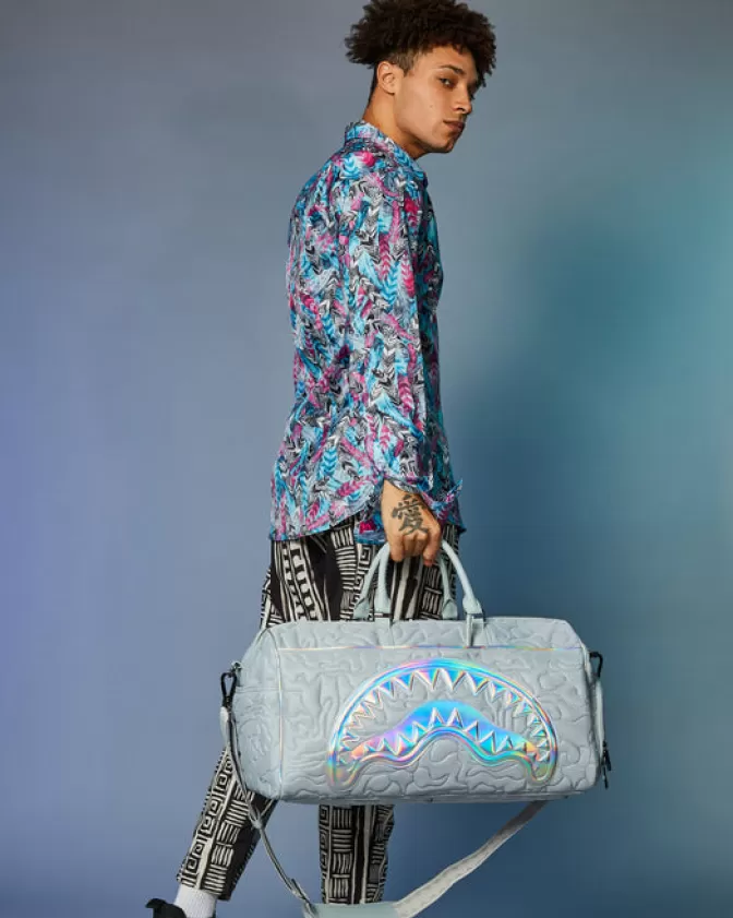 Sprayground DUFFLES*MIRASHAKU IRIDESCENT QUILT DUFFLE