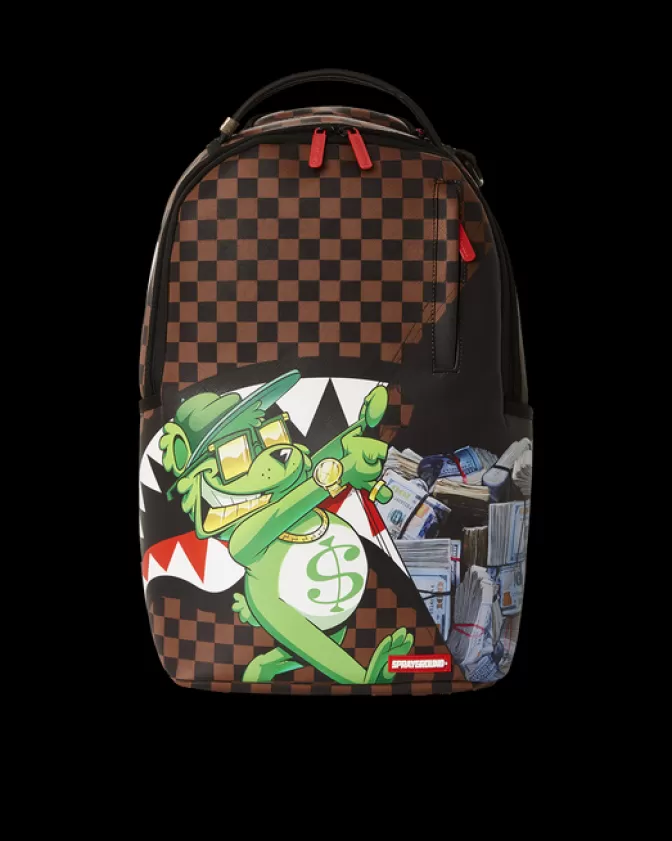 Sprayground BACKPACKS*MONEY BEAR ALL WILL BE REVEALED BACKPACK (DLXV)