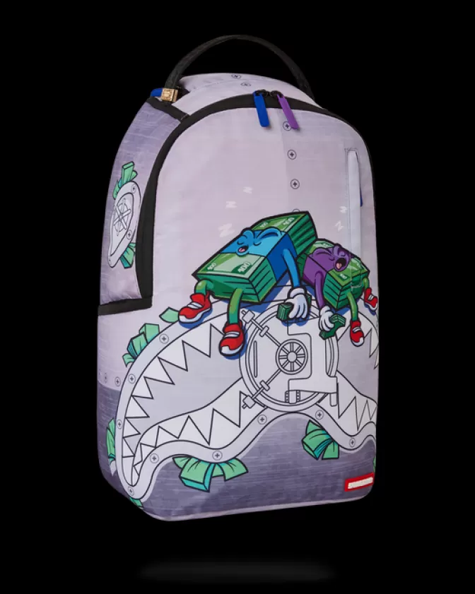 Sprayground BACKPACKS*MONEY BOYS I MAKE MONEY WHILE I SLEEP KNAPSACK (DLXR)
