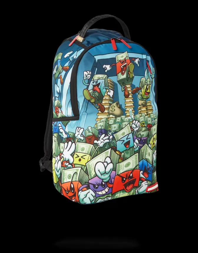 Sprayground BACKPACKS*MONEY BOYS: THE BREAK OUT BACKPACK